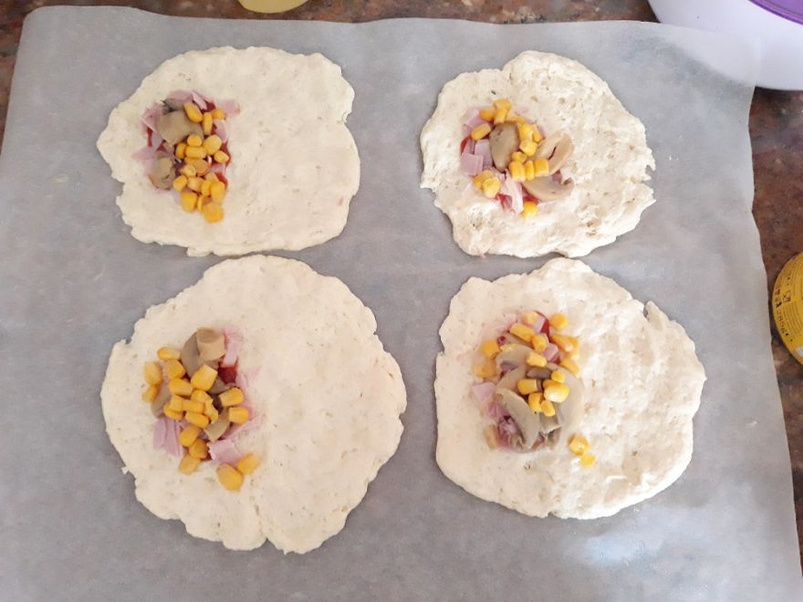 Bezlepkové plněné langoše