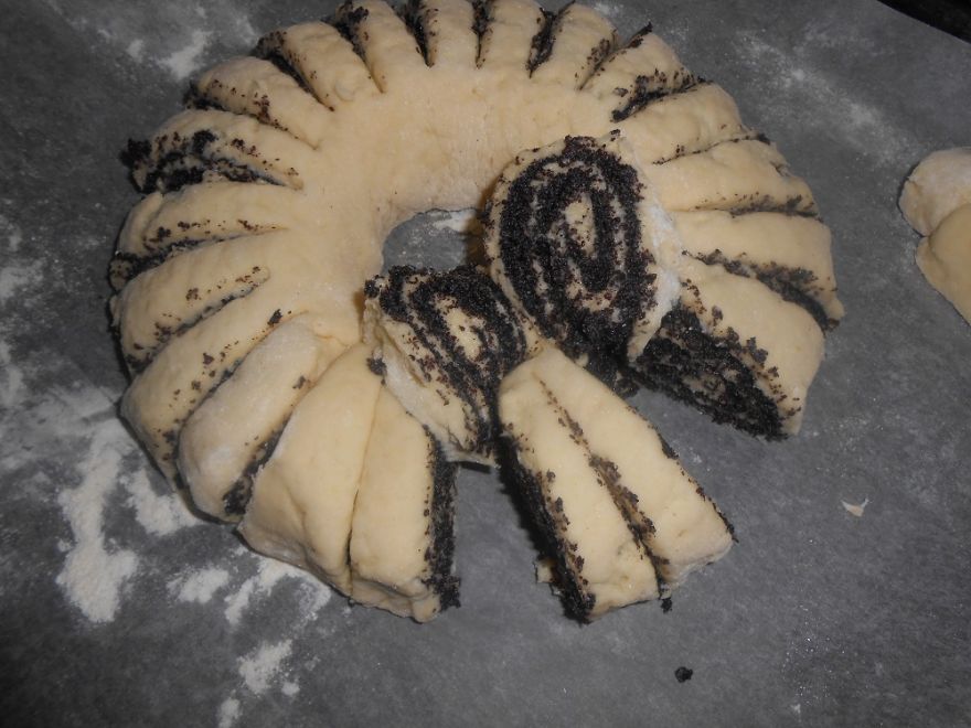 Gluten-free poppy flower