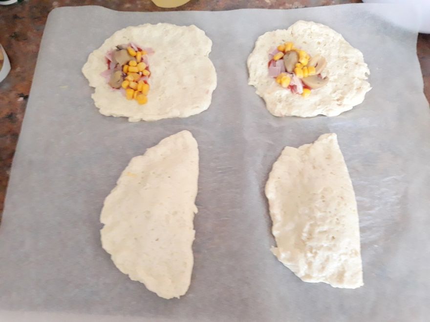 Bezlepkové plněné langoše