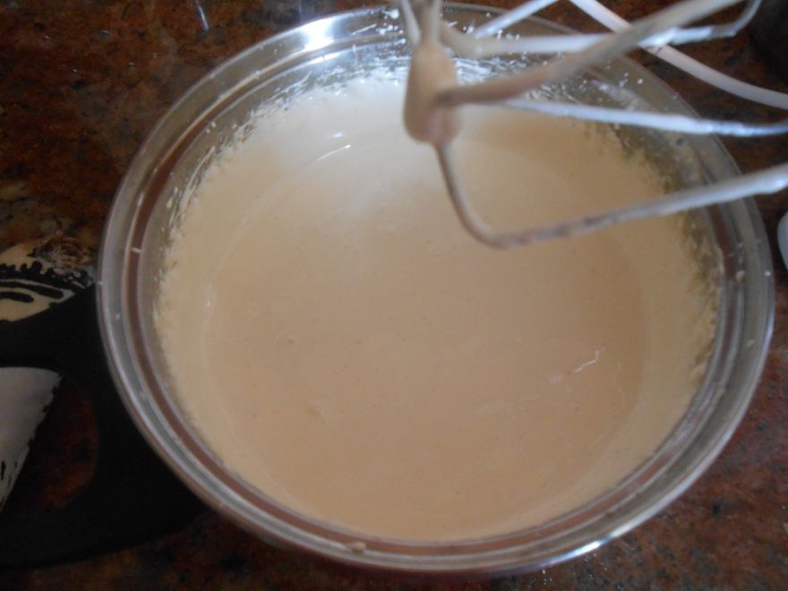 Gluten-free poppy seed cake with lemon glaze