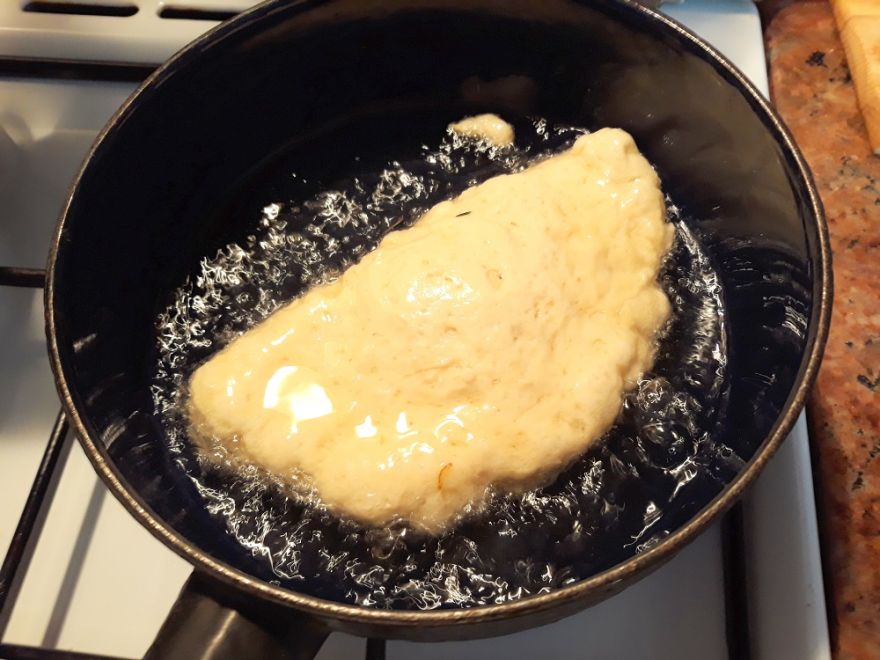 Bezlepkové plněné langoše