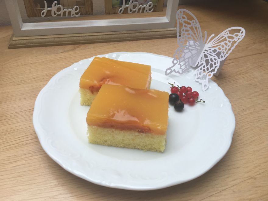 Glutenfreie Scheiben mit Fruchtgelee