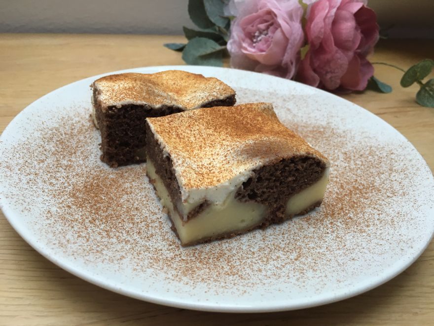 Bezlepkový pudinkový zákusek se Zlatým krémem