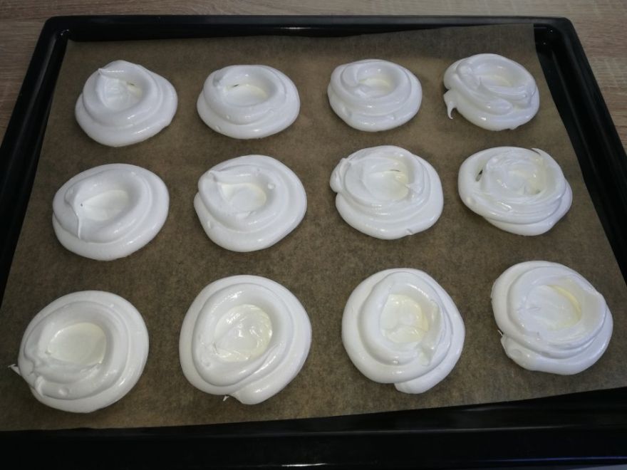 Pavlové mini dortíčky