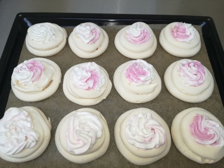 Pavlové mini dortíčky