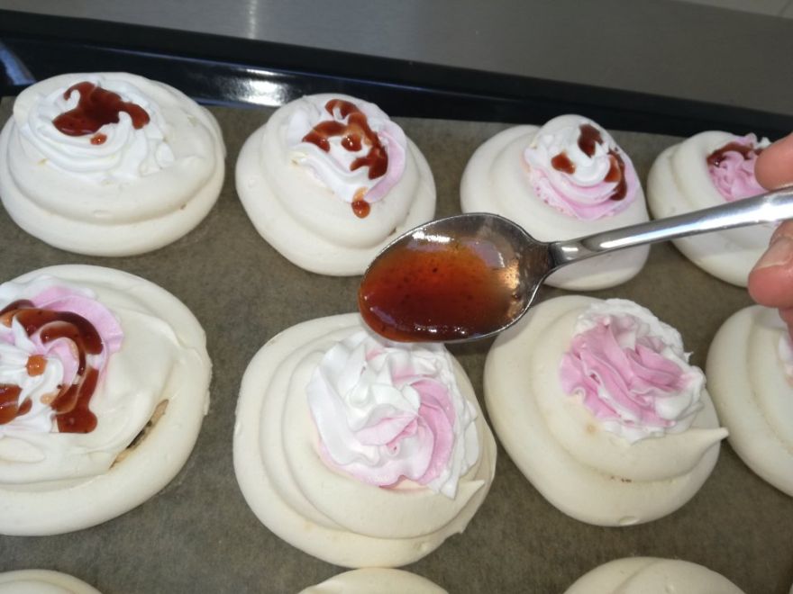 Pavlové mini dortíčky