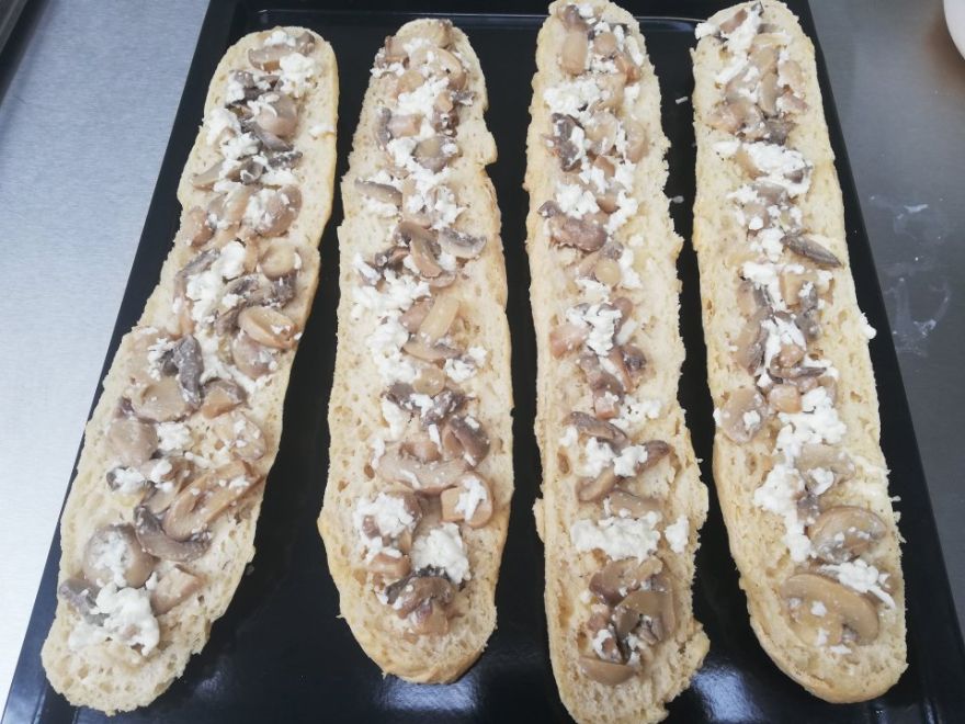 Bezlepkové zapékané bagety