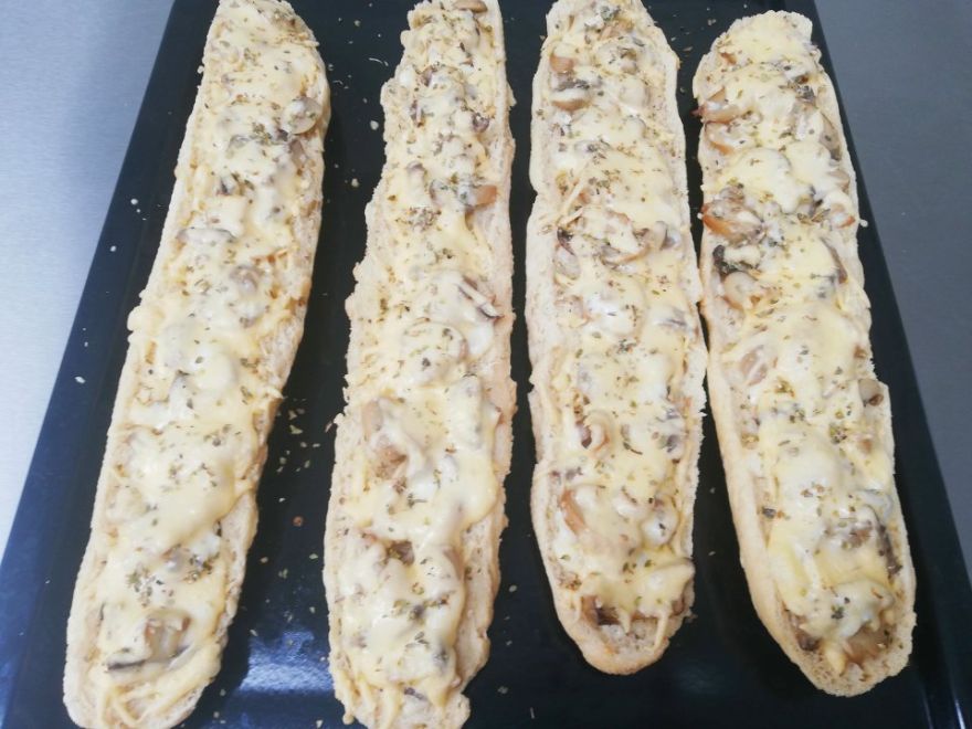 Bezlepkové zapékané bagety