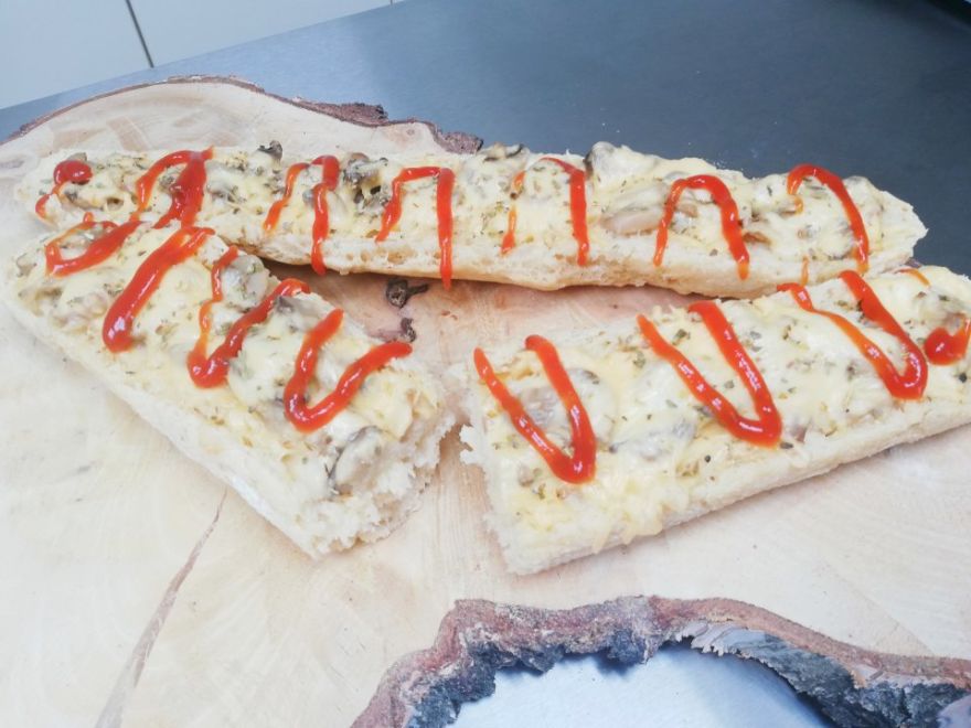 Bezlepkové zapékané bagety