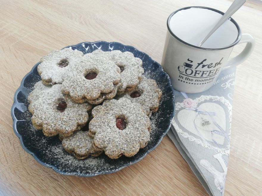 Bezlepková maková linecká kolečka