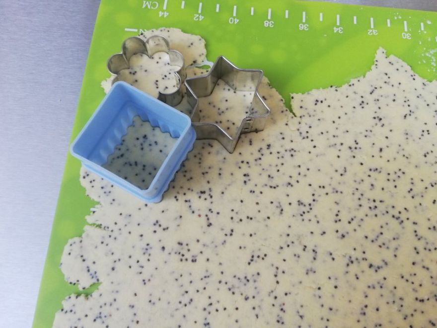 Glutenfreie Mohncracker