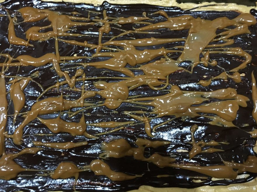 Bezlepkový snickers I.