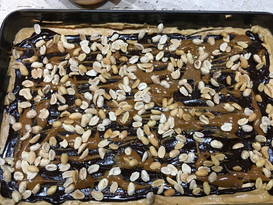 Bezlepkový snickers I.