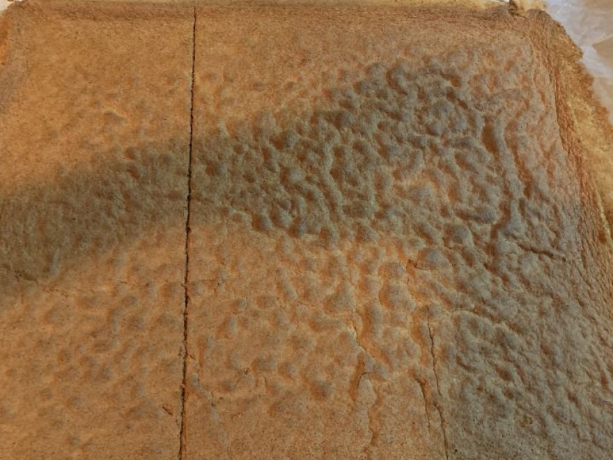 Gluten-free nut dessert with cocoa filling