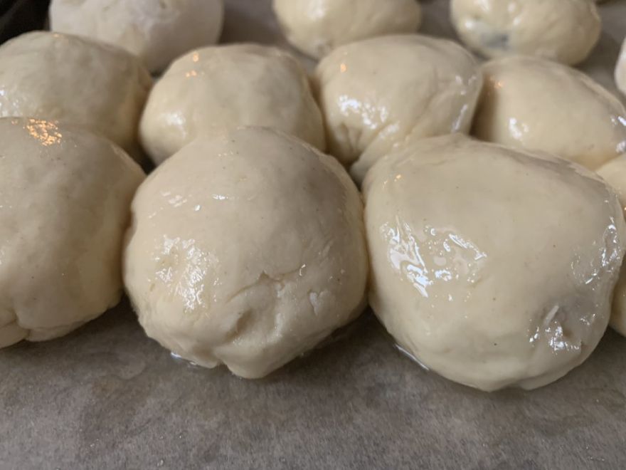 Bezlepkové pečené koblihy