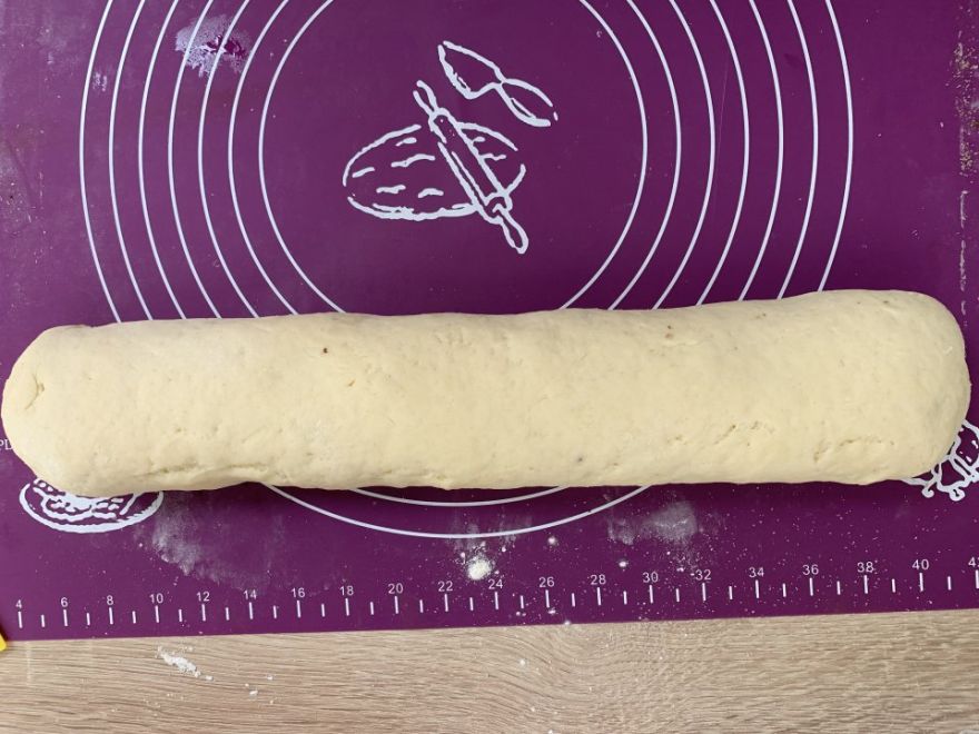 Bezlepkový kakaový závin