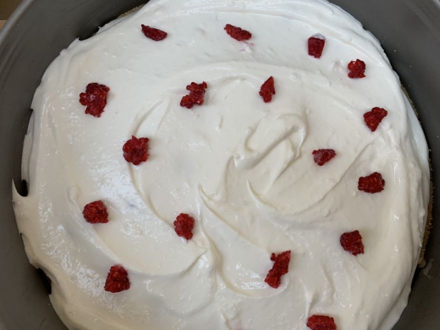 Raspberry cheesecake