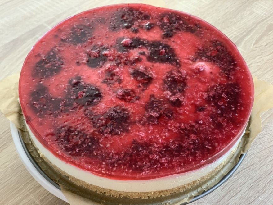 Raspberry cheesecake