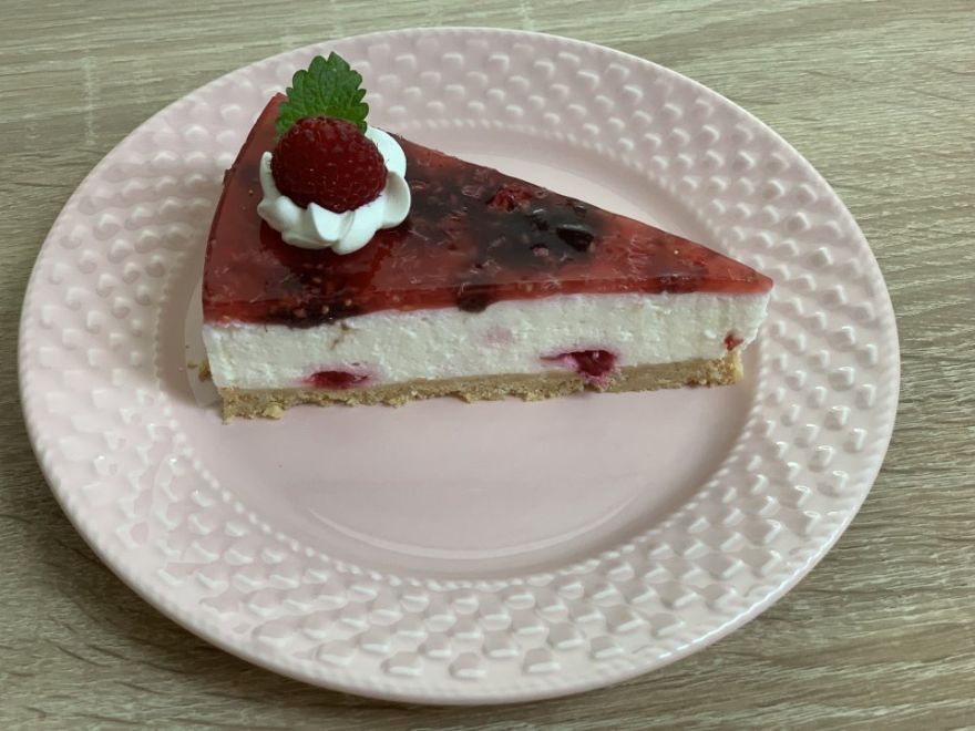 Raspberry cheesecake