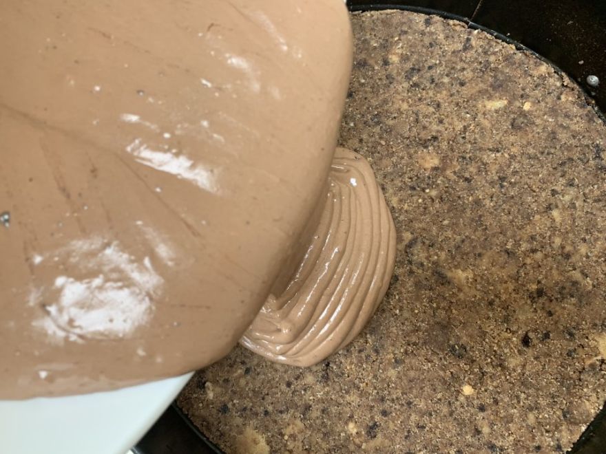 Csokoládé sajttorta 70%-os csokoládéval