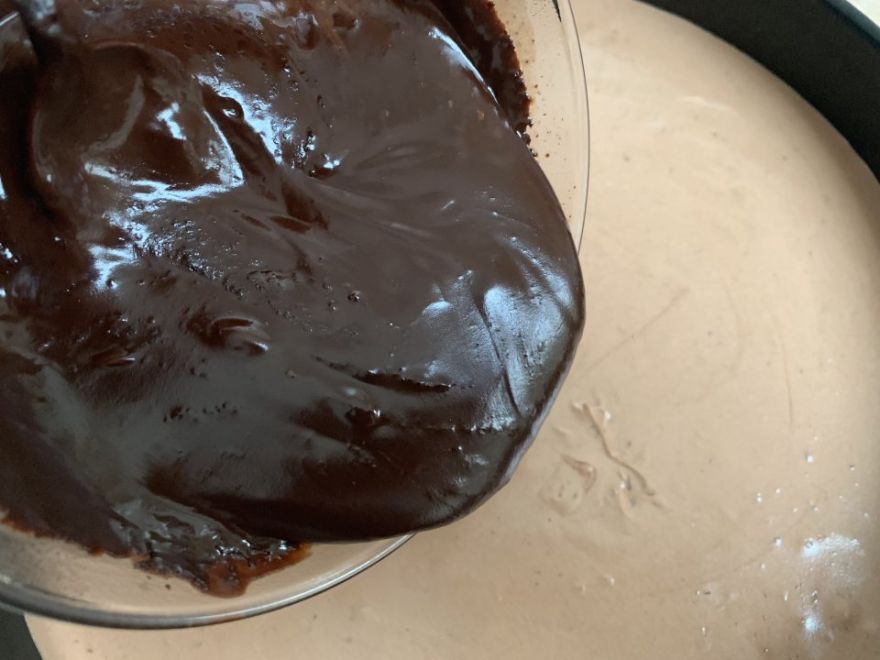 Csokoládé sajttorta 70%-os csokoládéval