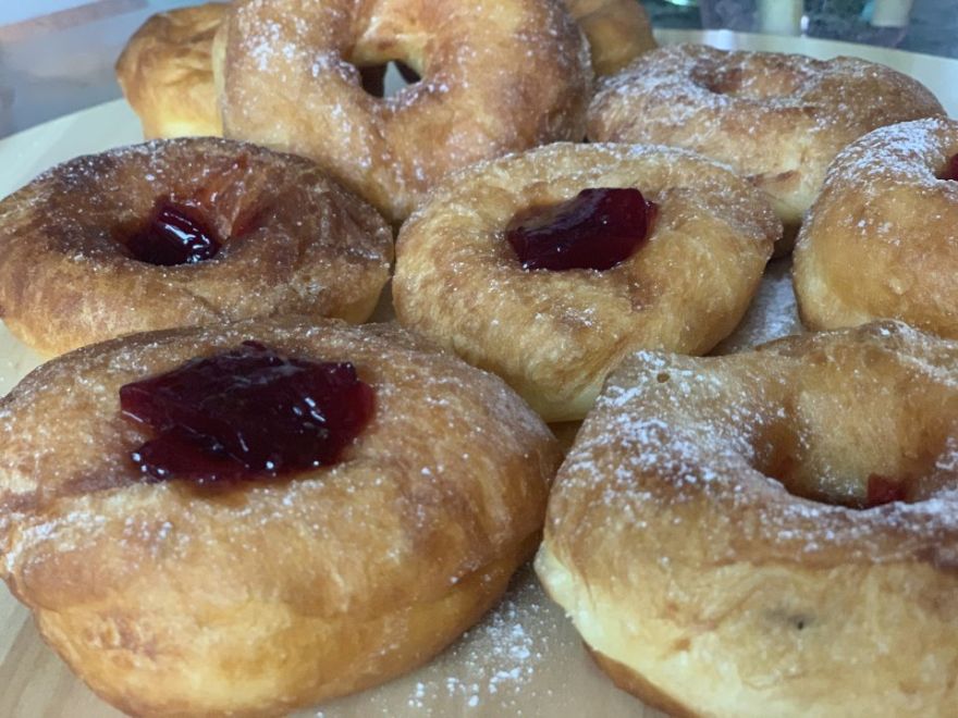 Traditional donuts in an unconventional way