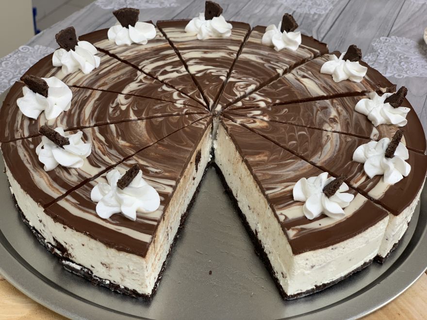 Mliečny oreo cheesecake