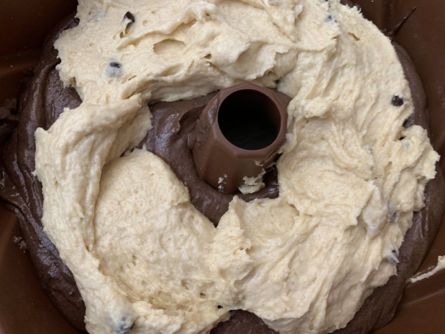 Cottage cheese and spelled cake