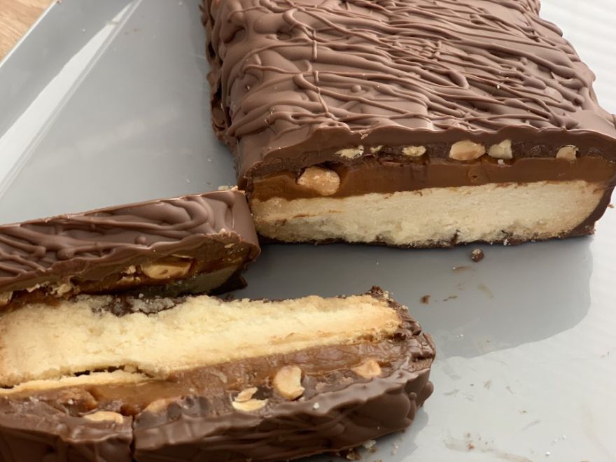 Bezlepkový twix a snickers