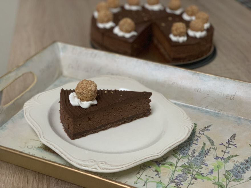 Csokis-diós sajttorta