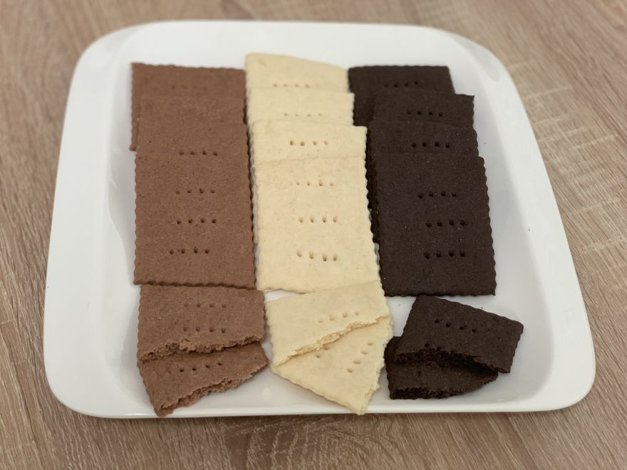 Gluten-free butter cookies 3 types without egg