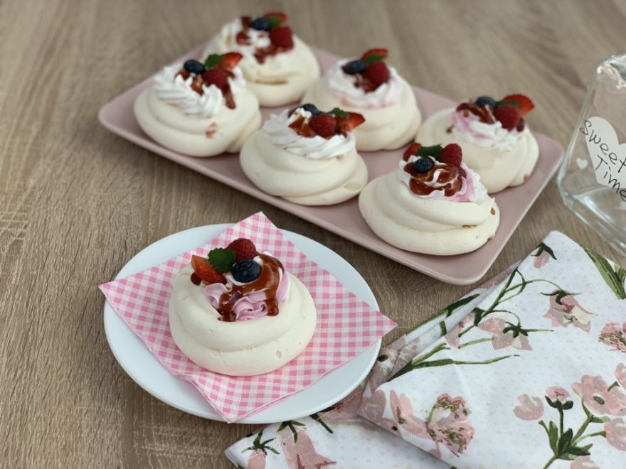 Pavlové mini dortíčky