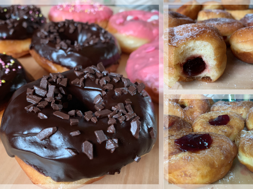 Traditional donuts in an unconventional way