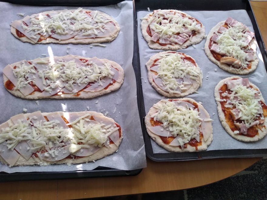 Bezlepkové pizzové posouchy