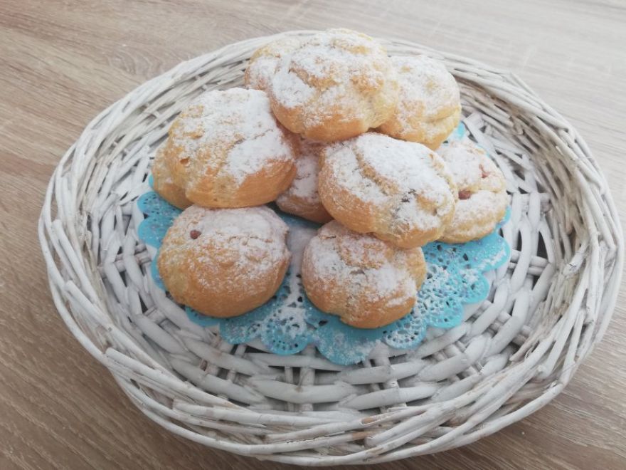 Bezlepkové profiteroles