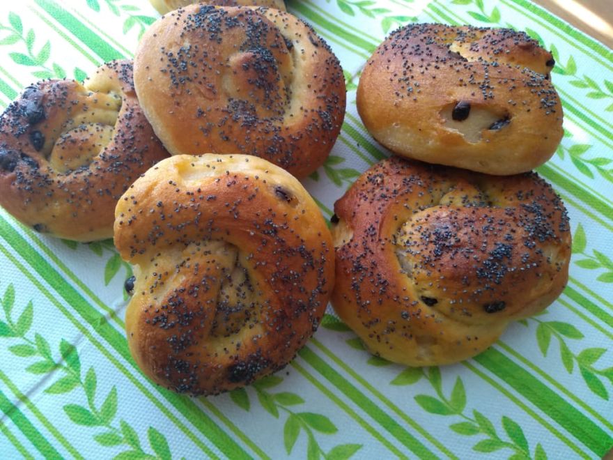 Bezlepkové kváskové briošky