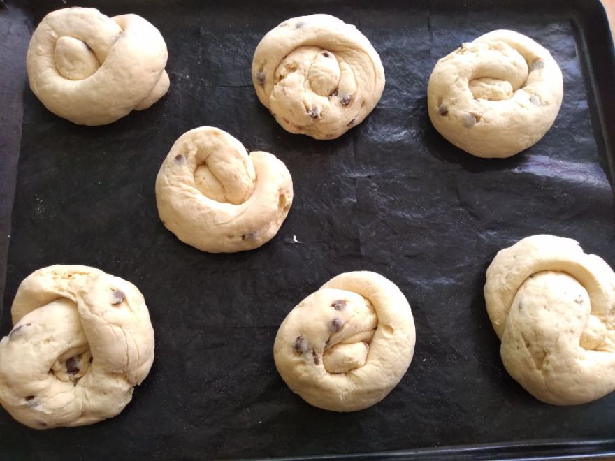 Bezlepkové kváskové briošky