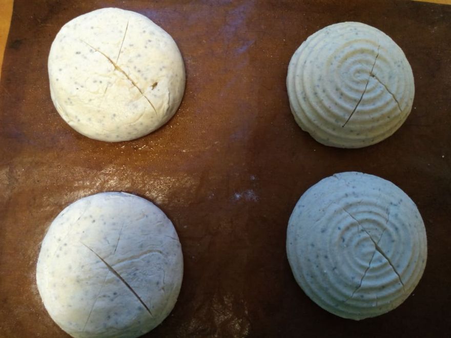 Gluten-free sourdough bread bowls