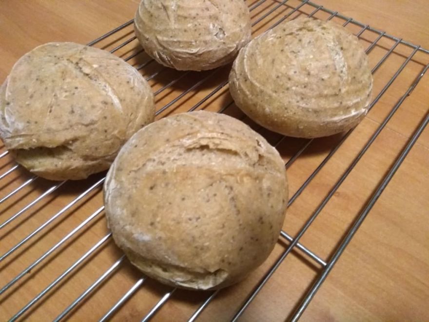 Gluten-free sourdough bread bowls