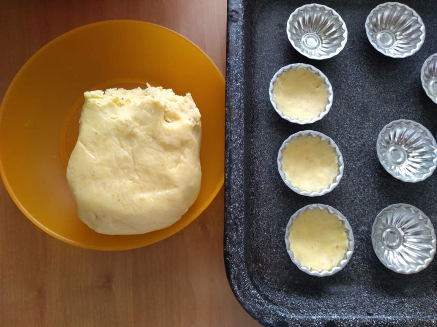 Gluten-free cupcakes with chestnut cream