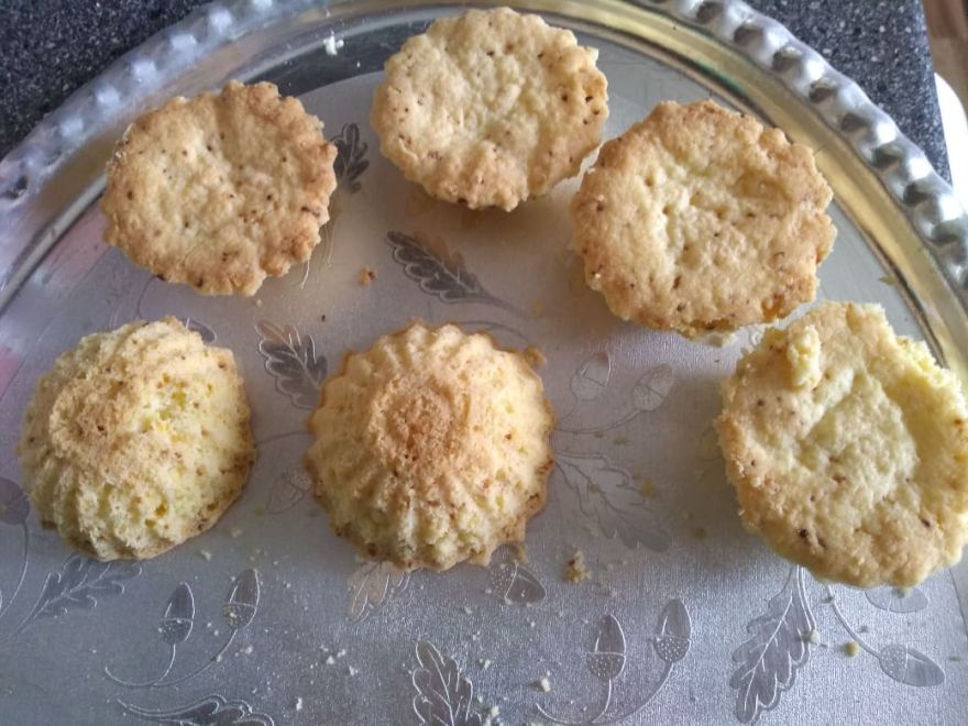 Gluten-free cupcakes with chestnut cream