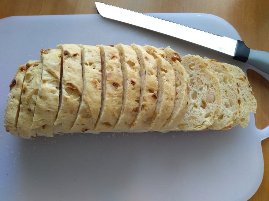 Gluten-free bacon bread