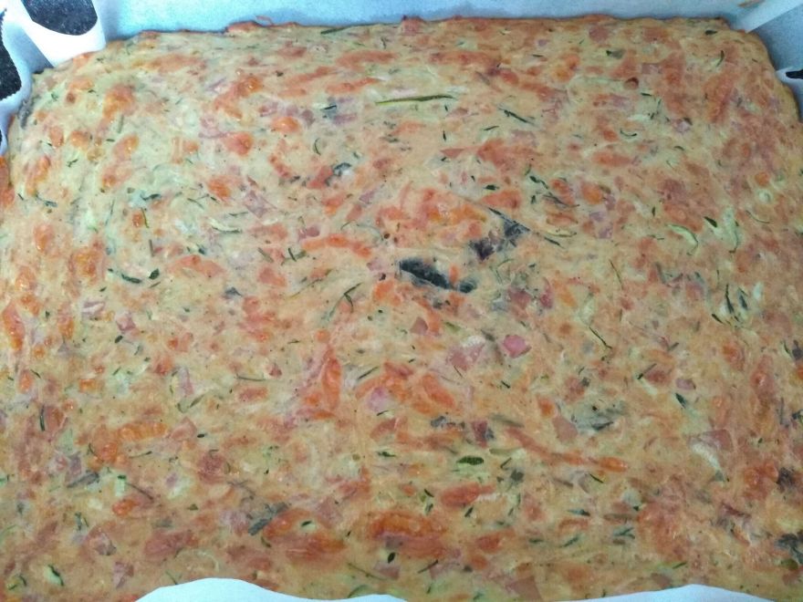 Bezlepkový cuketový nákyp