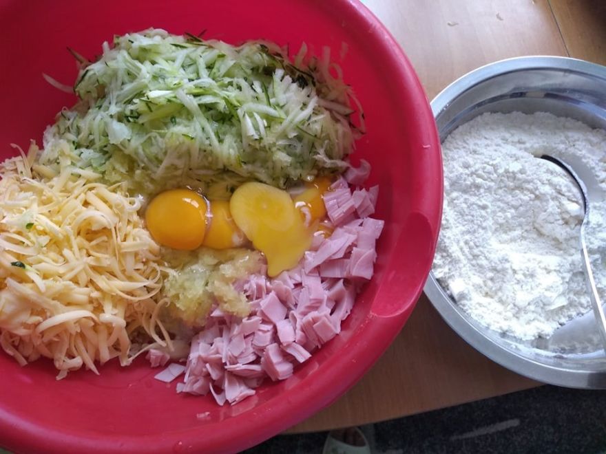 Bezlepkový cuketový nákyp