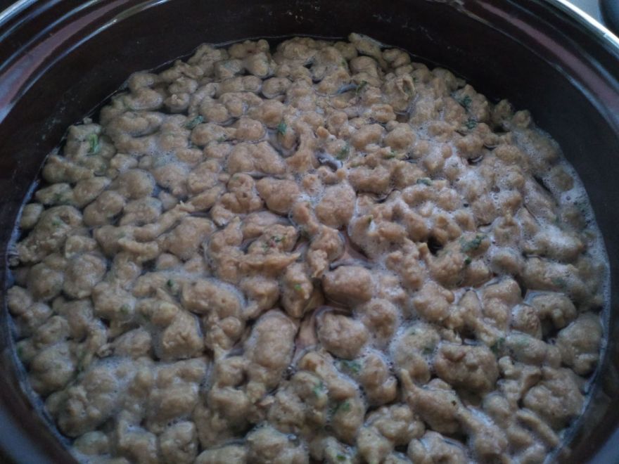 Bezlepkové jaterní noky do polévky