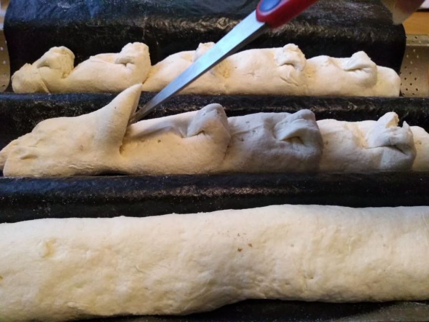 Bezlepkové nočné bagety DRAČÍ CHVOST