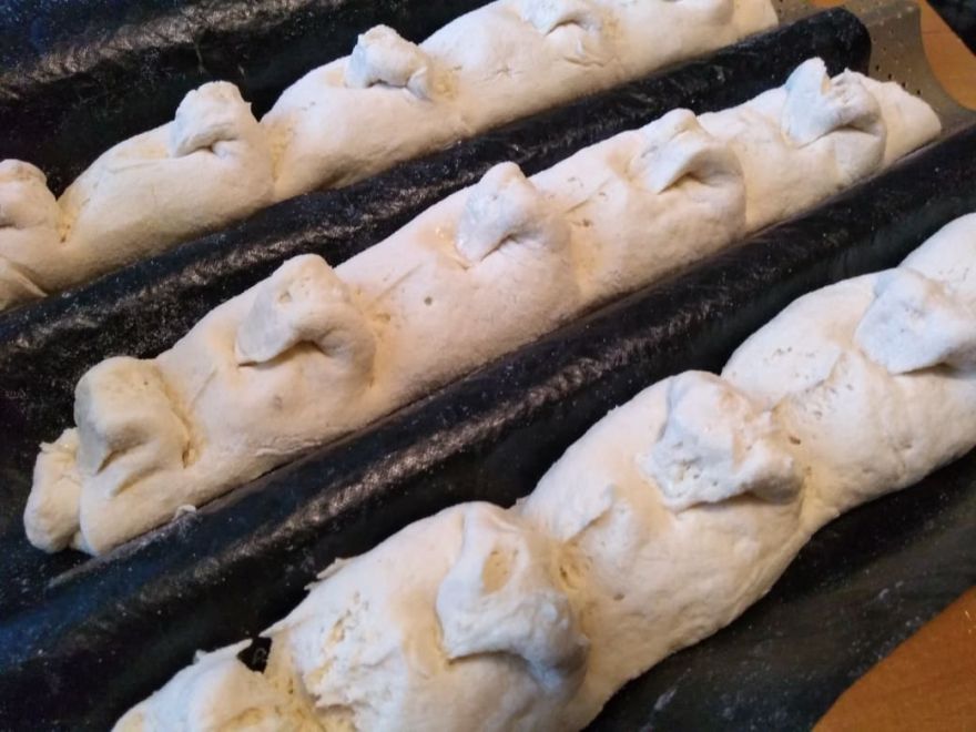 Bezlepkové nočné bagety DRAČÍ CHVOST