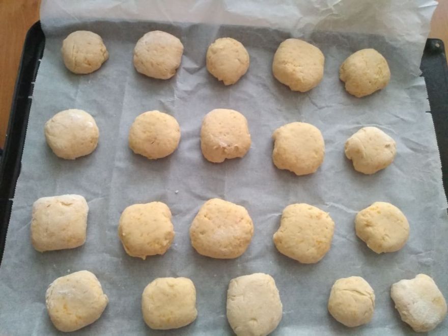 Bezlepkové tvarohové tekvičky