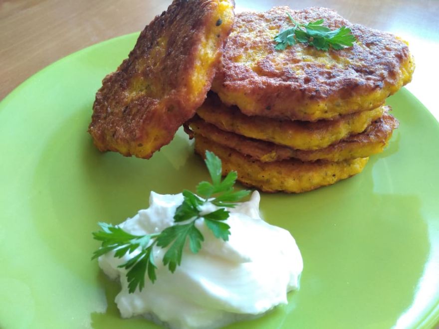 Bezlepkové dýňové placky