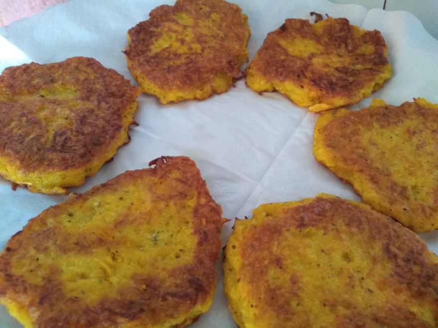 Bezlepkové dýňové placky